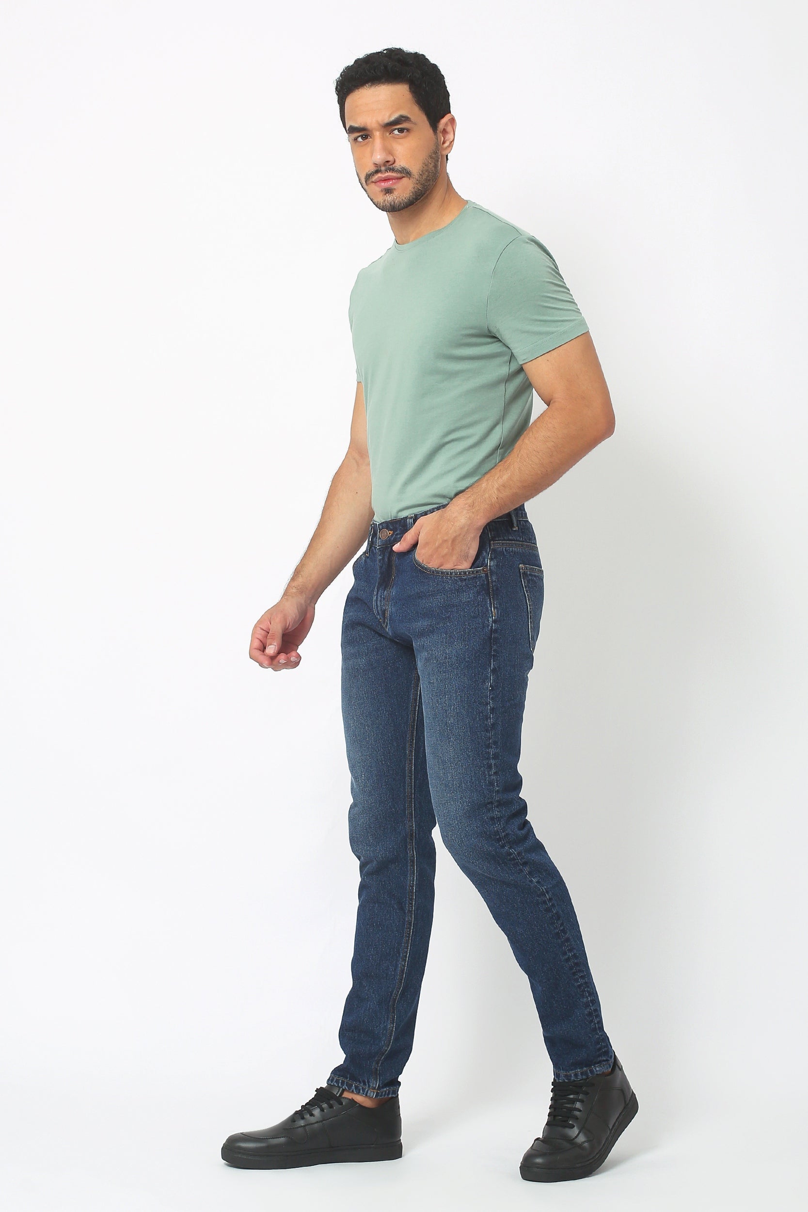 GD006 Light Blue Slim Fit Men Jeans – Noggah Denims