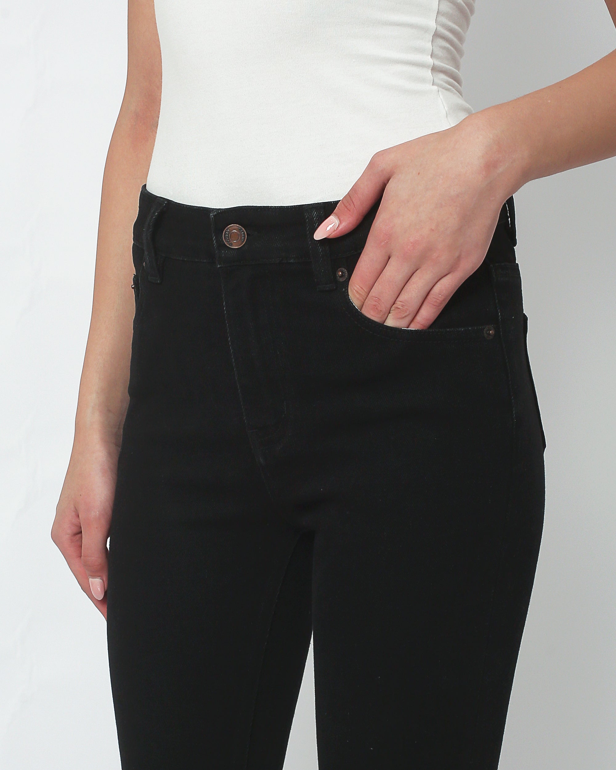 J Brand 815 Mid Rise Super Skinny Blue Jeans Velvet Pants Womens Size 24 |  eBay