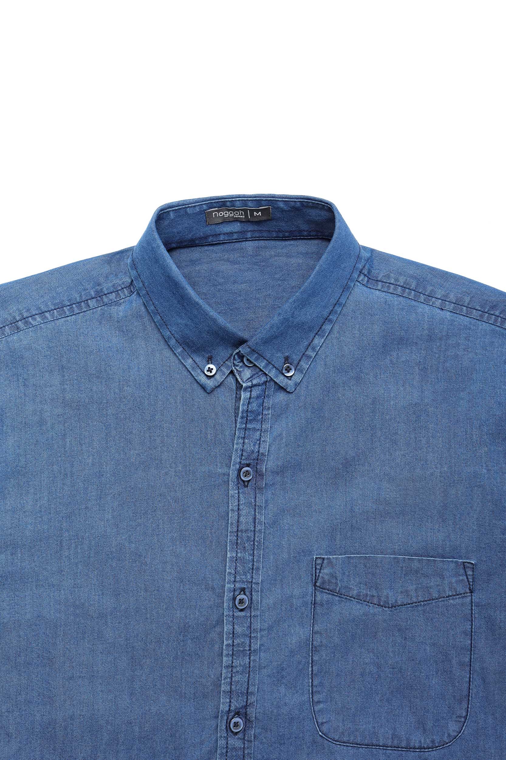 Venezia Jeans Denim Shirt Women Plus 18/20 Blue Button Up Short Sleeve Shirt  New | eBay