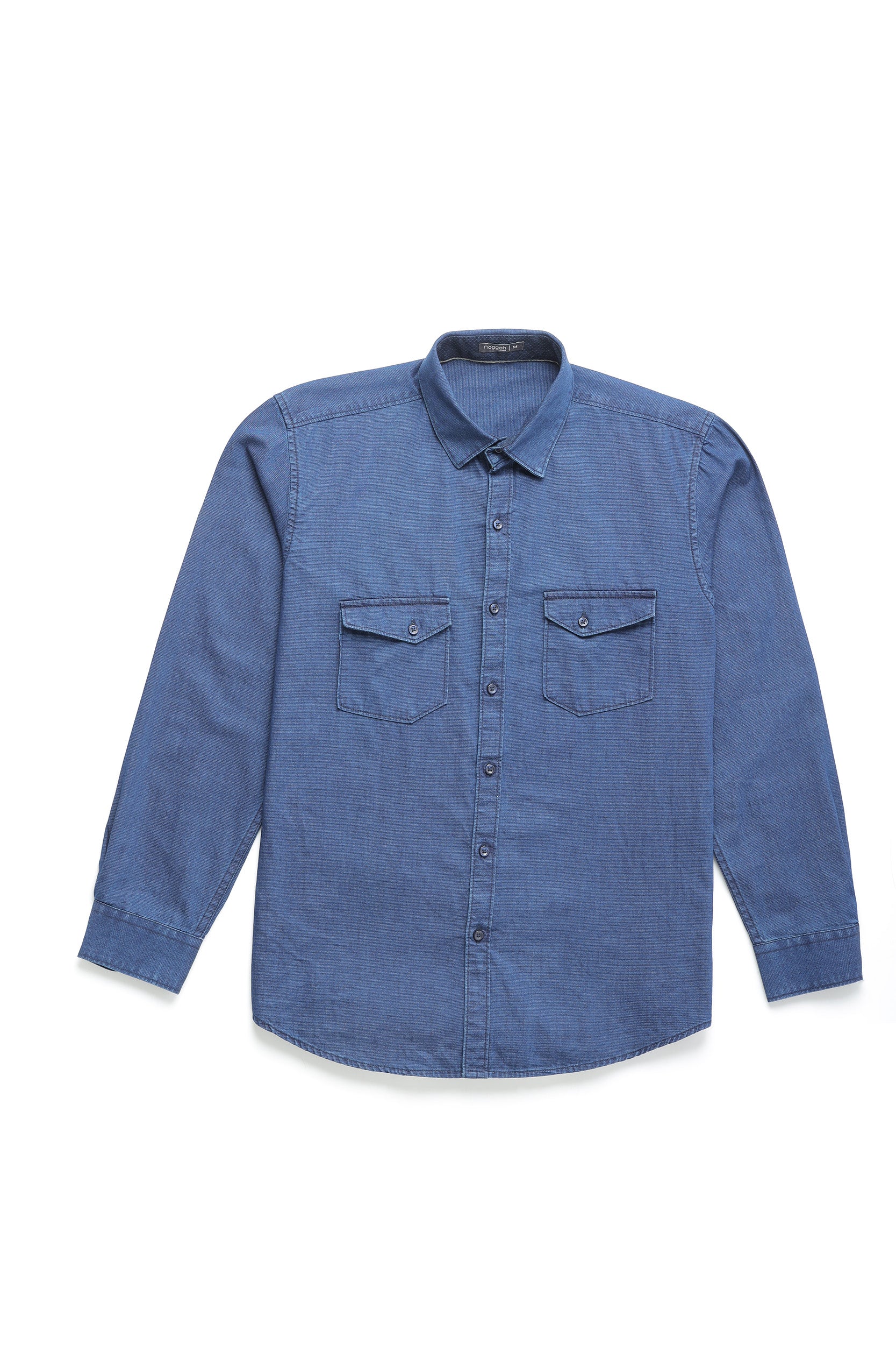 New Look denim shirt in mid blue | ASOS