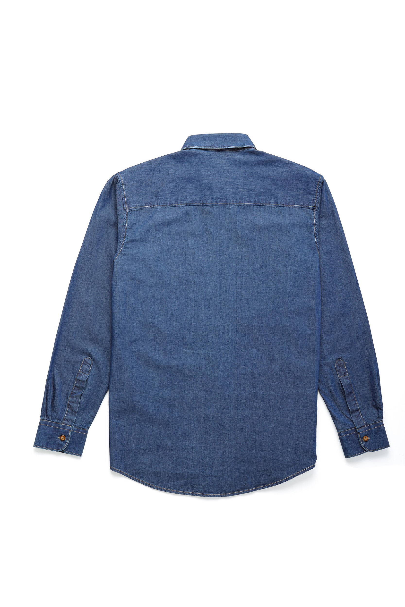 orSlow - Blue Chambray Work Shirt – Withered Fig