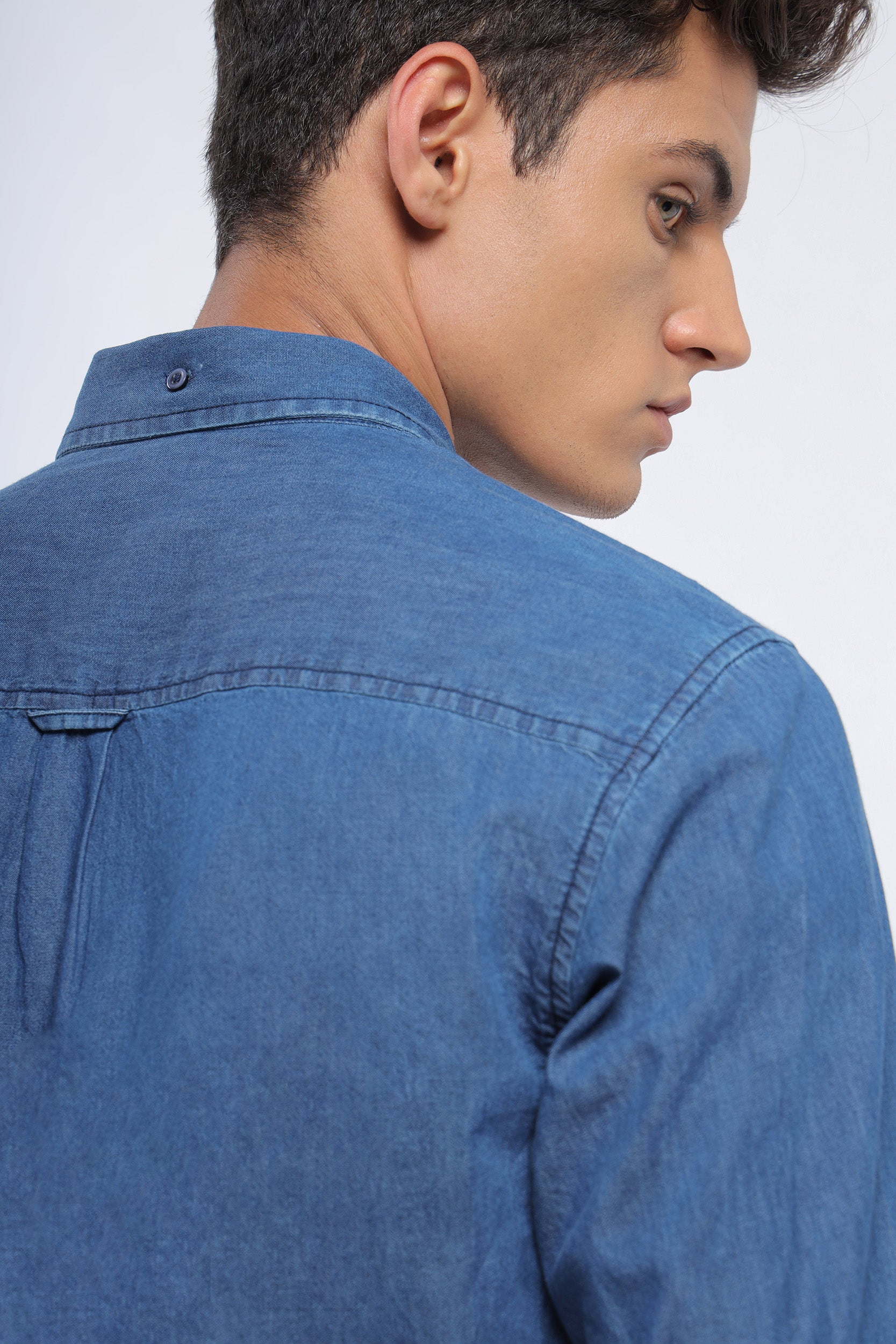 WOOYOUNGMI Denim & Jeans Shirts for Men sale - discounted price | FASHIOLA  INDIA
