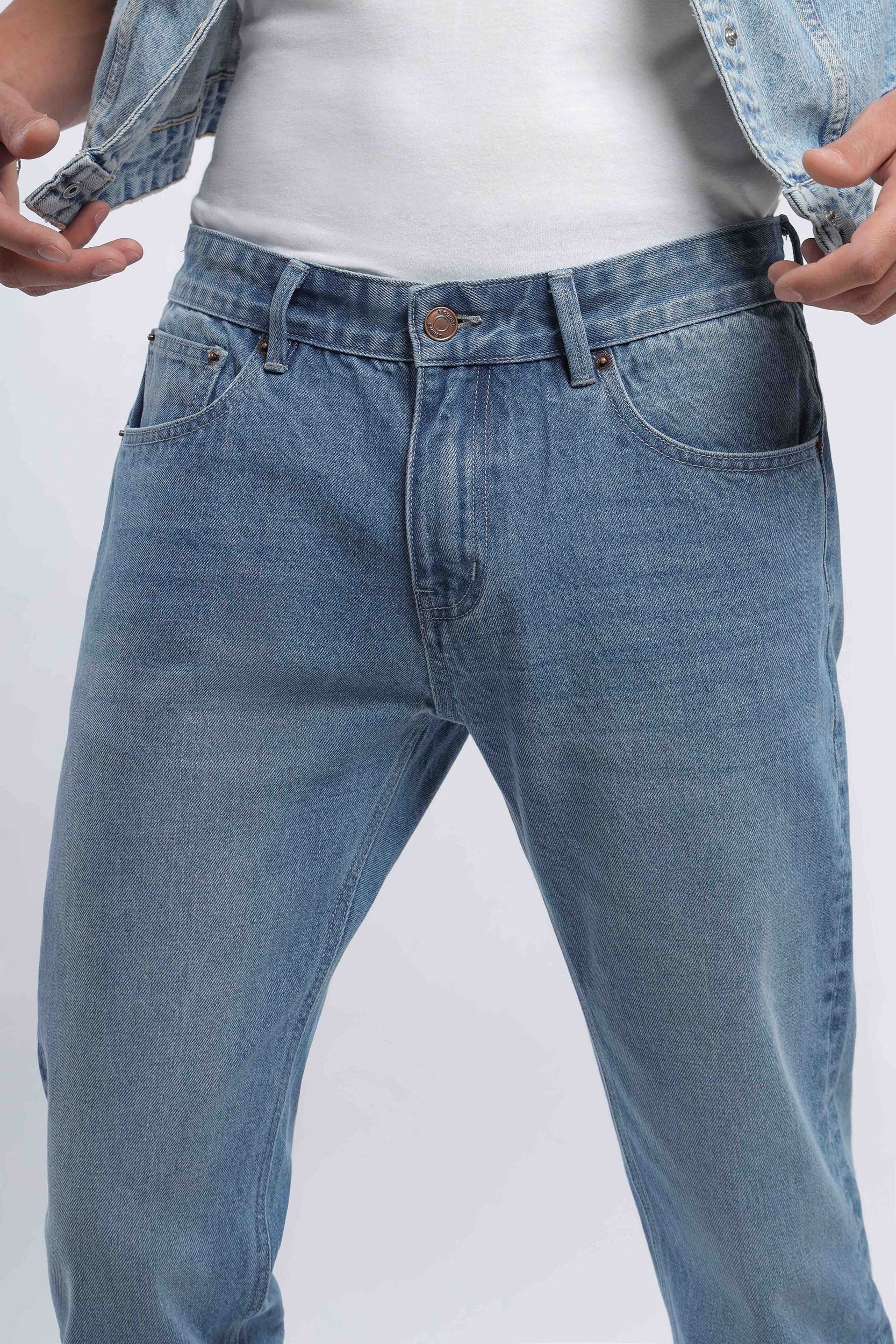 inerti Persuasion Kommentér GD006 Light Blue Slim Fit Men Jeans – Noggah Denims
