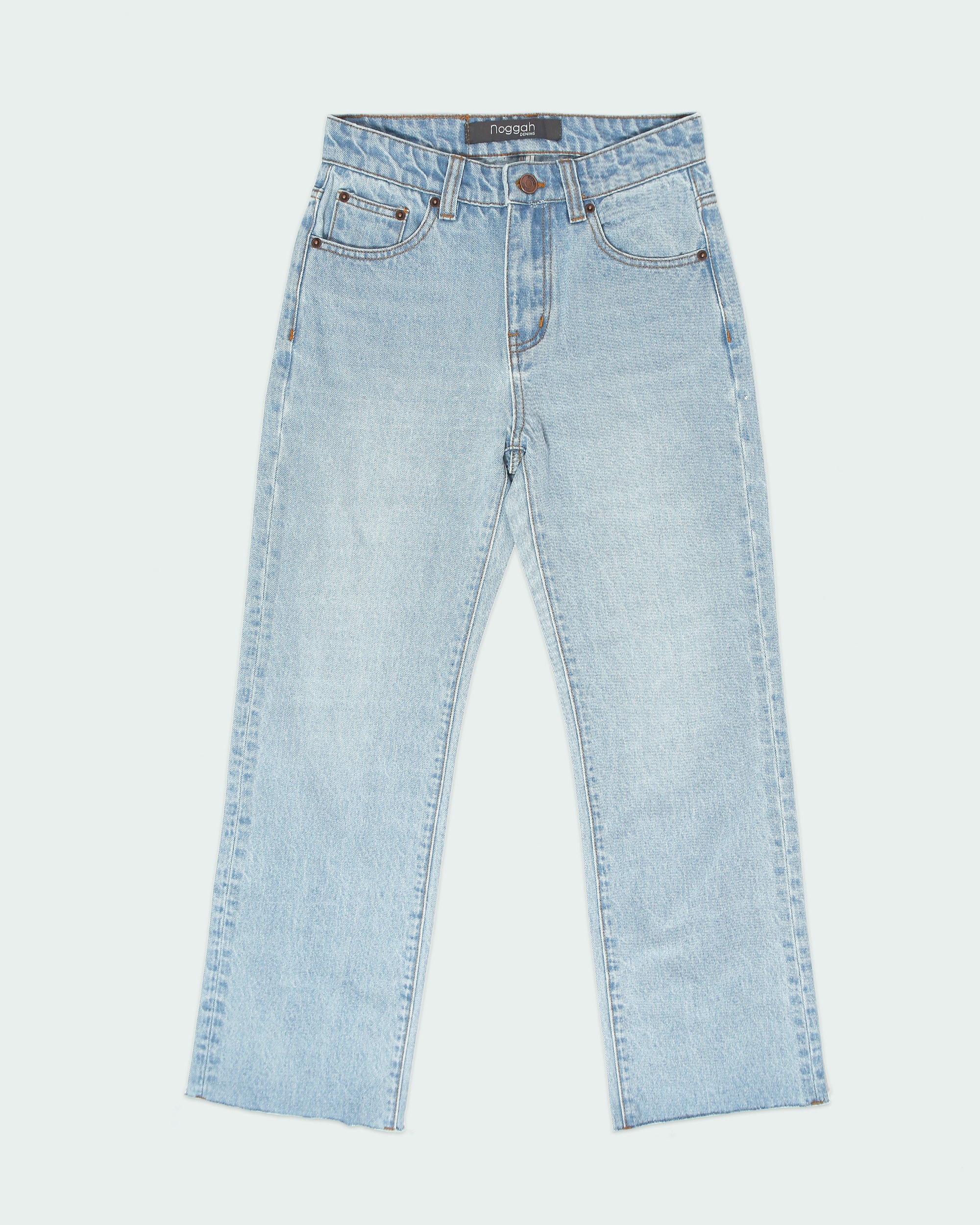 Size 3 5 7 15 Risen Jeans Light Wash High Rise Wide Leg Flare Denim
