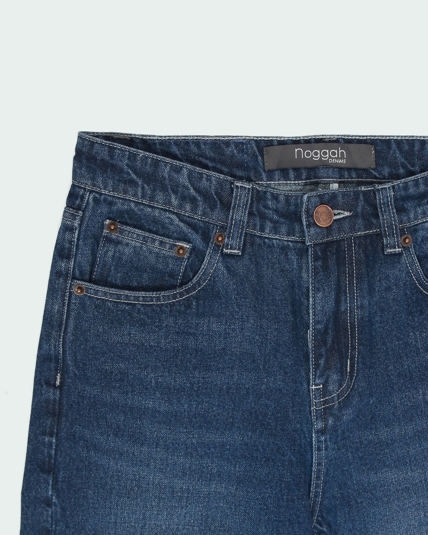 WD010 Light Blue Relaxed Fit Jeans – Noggah Denims