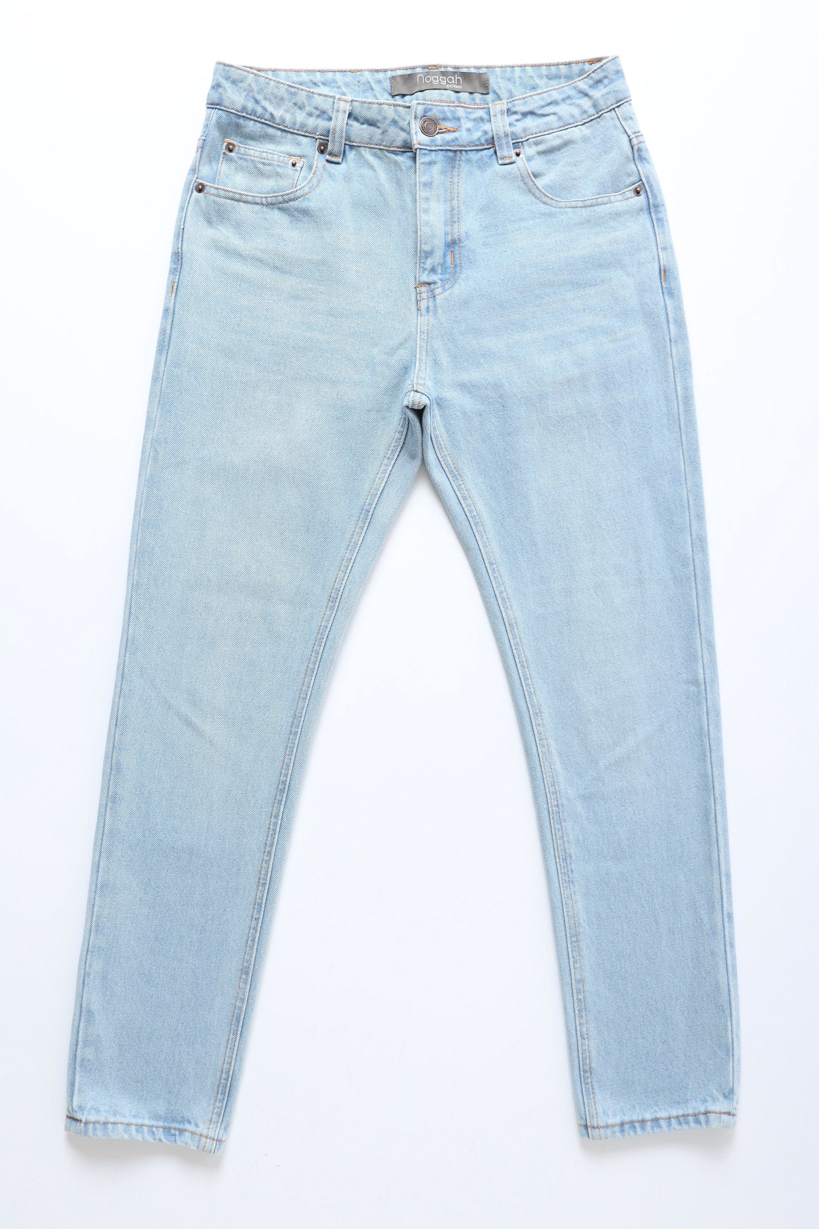 Buy Sorrica Women's Jeans Stretch Straight-Leg Boyfriend Denim Pants (US  14, Light Blue) at Amazon.in