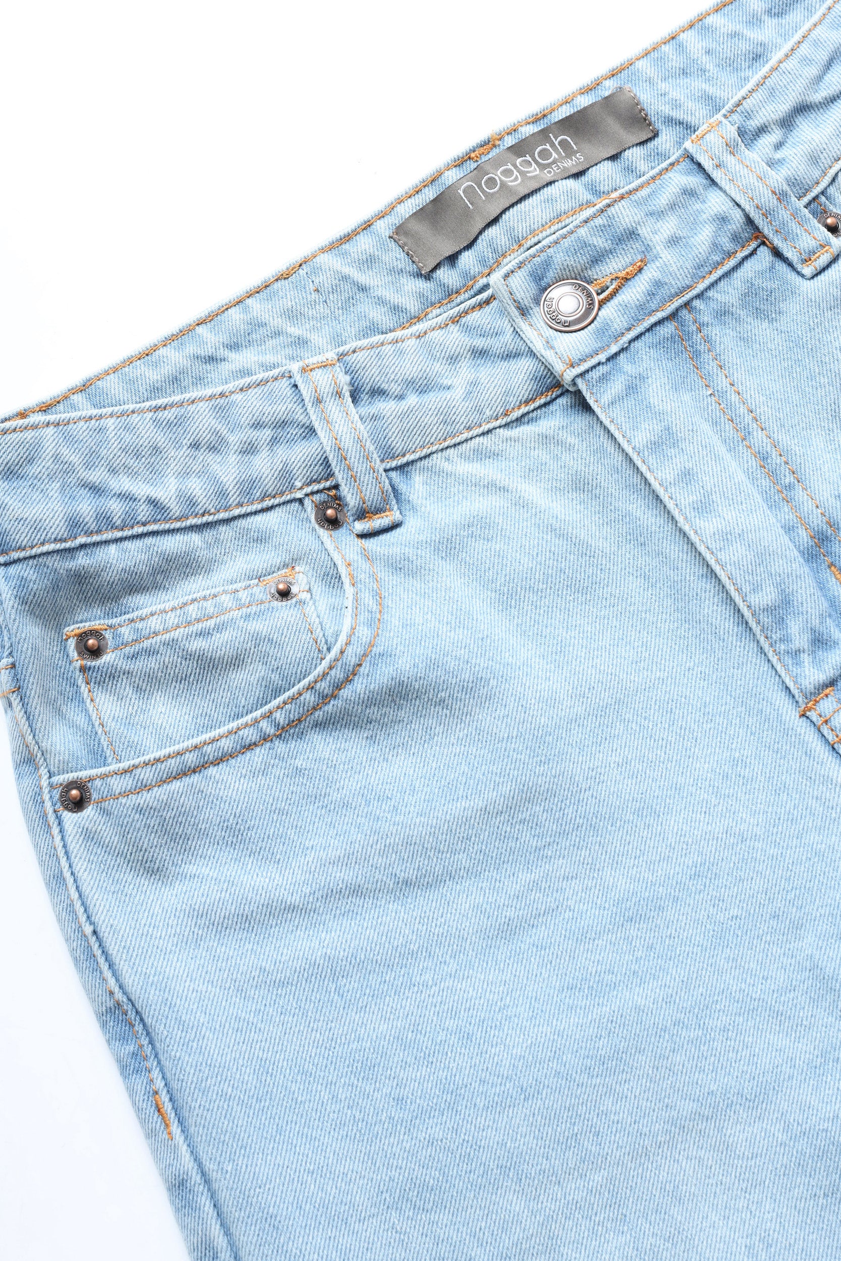 GD003 Light Blue Slim Fit Men Jeans – Noggah Denims